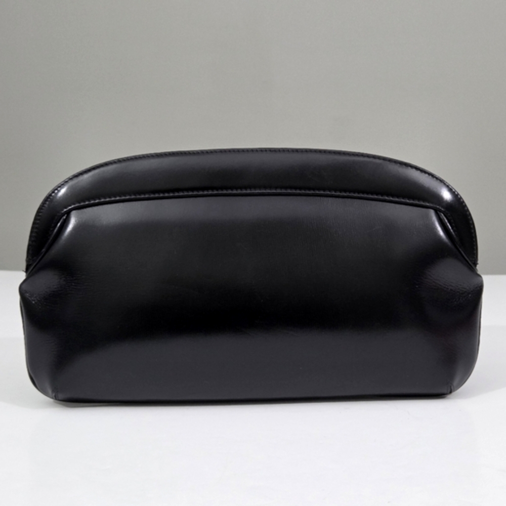 RARE AUTHENTIC VINTAGE GUCCI GLOSSY LEATHER CLUTCH BAG - Picture 10 of 15